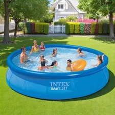 Надувной бассейн Intex 28158, 457 х 84 см., с фильтр-насосом